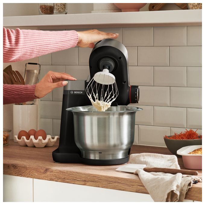 900 W Küchenmaschine 3,8 l  Serie 2 MUMS2VM00 (Schwarz, Silber) 