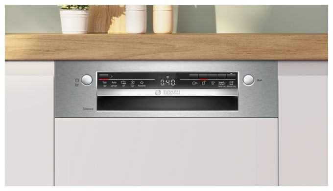 45 cm Geschirrspüler teilintegriert (ohne Front) Leise 10 Maßgedecke aquaStop Funktion Serie 2 SPI2HKS42E 