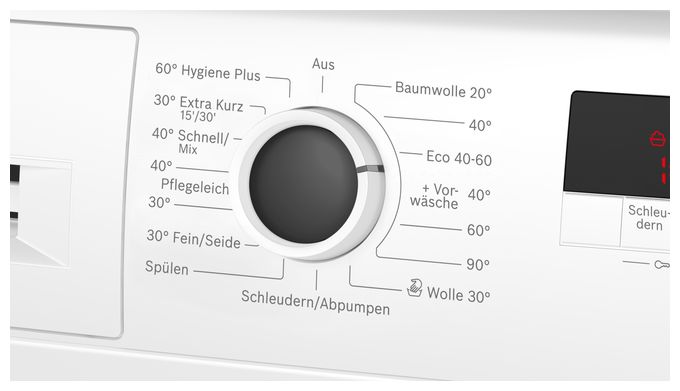 7 kg Frontlader Waschmaschine 1400 U/min aquaStop Funktion Serie 2 WGE02471 