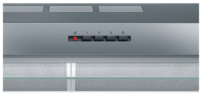 Abluft/Umluft Dunstabzugshaube/Esse Wand 60 cm (Edelstahl) Serie 4 DUL63CC50 