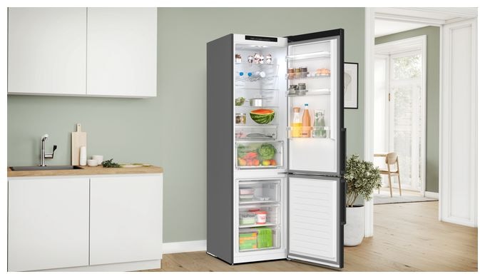 260 l / 103 l Kühl-Gefrierkombi freistehend 162 kWh Jahr  Serie 4 KGN39VXCT (Grau) 