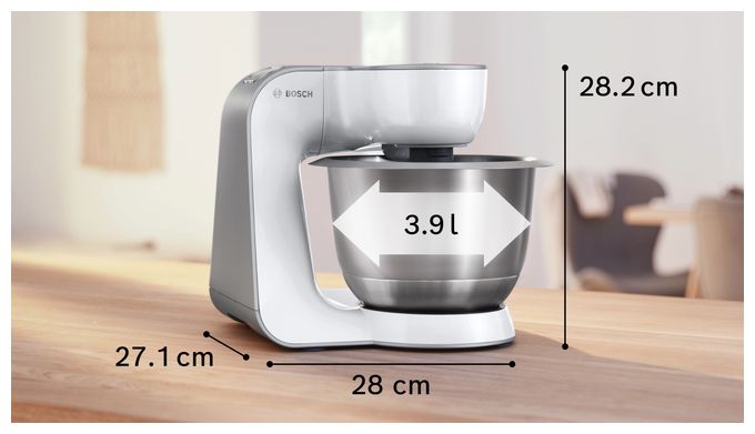 1000 W Küchenmaschine 3,9 l  Serie 4 MUM58200 (Weiß) 