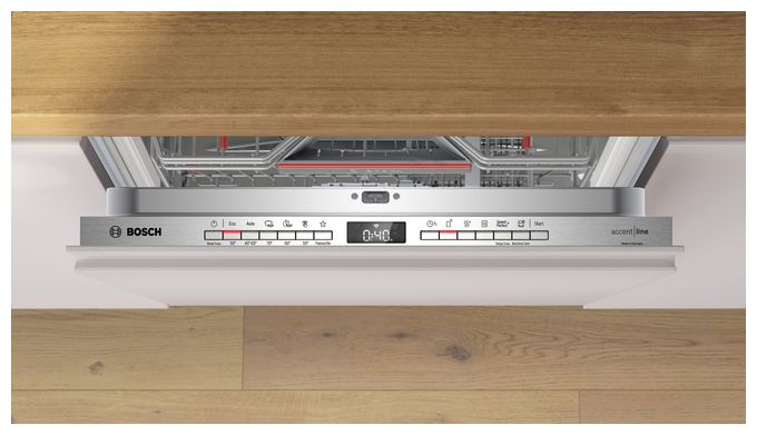 60 cm Geschirrspüler vollintegriert (ohne Front) sehr leise 13 Maßgedecke aquaStop Funktion Wärmetauscher Serie 4 SMD4EB805E 