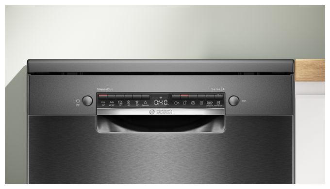 60 cm Geschirrspüler freistehend Sehr leise 14 Maßgedecke aquaStop Funktion Wärmetauscher Serie 4 SMS4EMC06E 