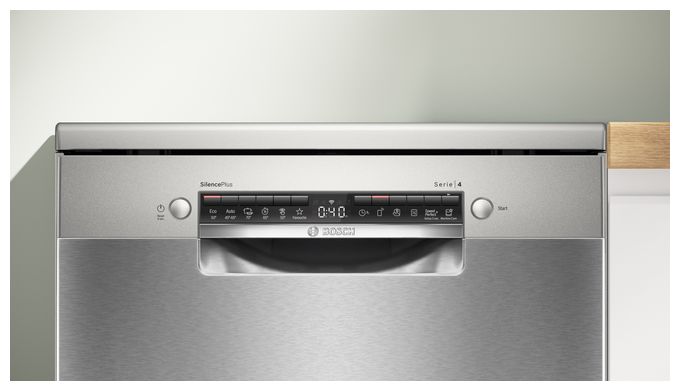 60 cm Geschirrspüler freistehend Sehr leise 14 Maßgedecke aquaStop Funktion Wärmetauscher Serie 4 SMS4EMI06E 