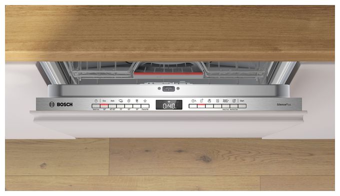 60 cm Geschirrspüler vollintegriert (ohne Front) Leise 14 Maßgedecke aquaStop Funktion Serie 4 SMV4EVX08E 