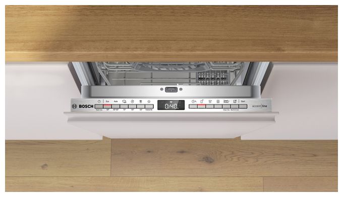 45 cm Geschirrspüler vollintegriert (ohne Front) leise 10 Maßgedecke aquaStop Funktion Wärmetauscher Serie 4 SPH4HL801E 