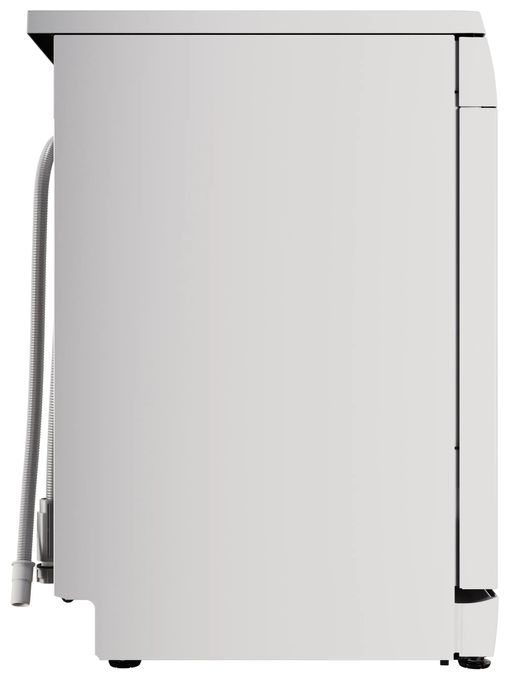 45 cm Geschirrspüler freistehend leise 10 Maßgedecke aquaStop Funktion Wärmetauscher (Weiß) Serie 4 SPS4HMW13E 