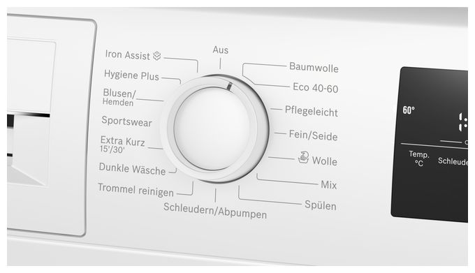 8 kg Frontlader Waschmaschine 1400 U/min aquaStop Funktion (Weiß) Serie 4 WAN28272 