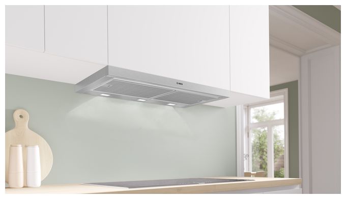 Abluft/Umluft Dunstabzugshaube/Esse Einbau 90 cm (Edelstahl) Serie 6 DFR097T51 