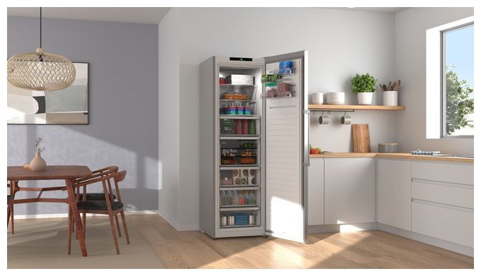334 l Gefrierschrank 171 kWh Jahr NoFrost  Serie 6 GSN36AICM (Edelstahl, Grau) 