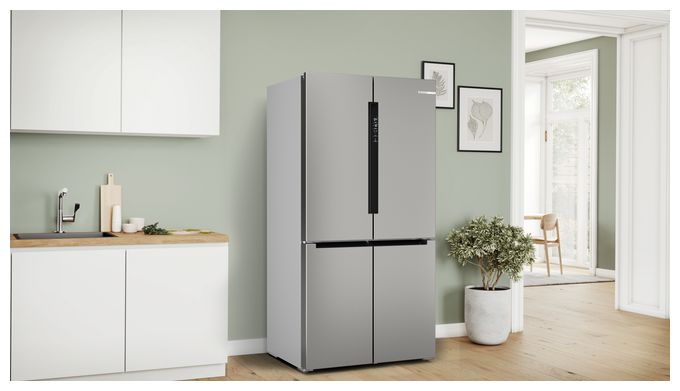 Side-by-Side Kühl-/ Gefrierkombination 405 l / 200 l 333 kWh NoFrost 1830 mm x 910 mm  Serie 6 KFN96APEA (Edelstahl) 