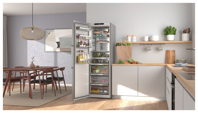 402 l Kühlschrank freistehend EEK: C 110 kWh Jahr NoFrost  Serie 6 KSN36AICM (Edelstahl) 