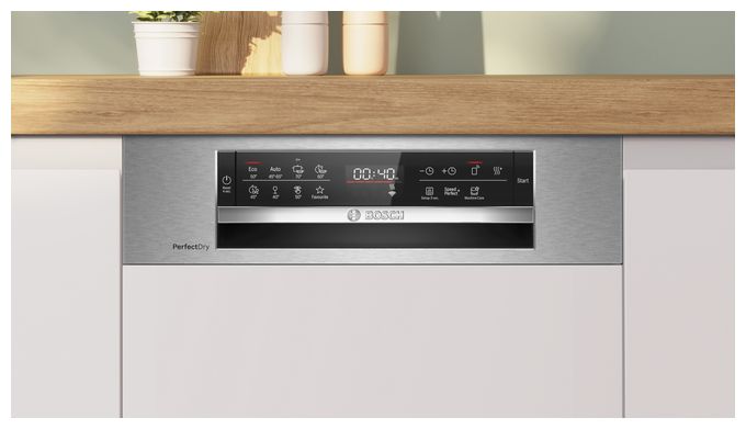 45 cm Geschirrspüler teilintegriert (ohne Front) Sehr leise 10 Maßgedecke Serie 6 SPI6ZMS29E 