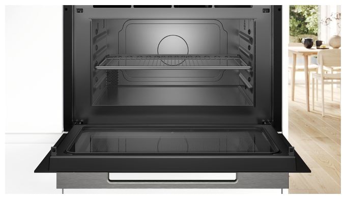 Einbau-Mikrowelle 1000 W Größe: groß 5 Stufen Grill (Schwarz) Serie 8 CEG732XB1 
