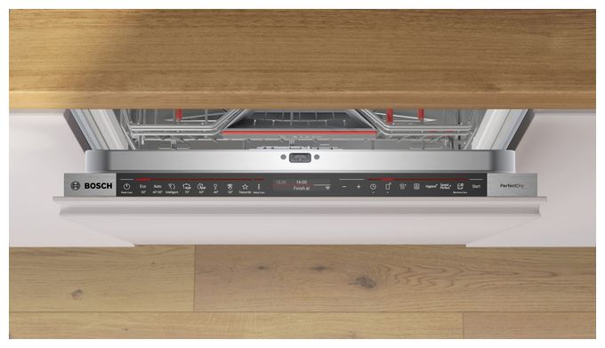 60 cm Geschirrspüler vollintegriert (ohne Front) Sehr leise 14 Maßgedecke aquaStop Funktion Zeolithe Serie 8 SBD8TCX04E 