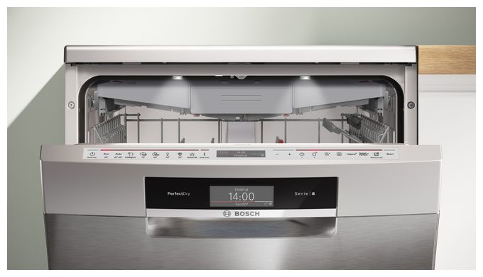 60 cm Geschirrspüler freistehend Sehr leise 14 Maßgedecke aquaStop Funktion Wärmetauscher Serie 8 SMS8TCI04E 
