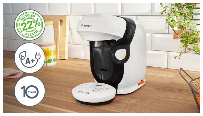 Kaffeekapsel Maschine  TAS112E Tassimo Style friendly (Weiß) 