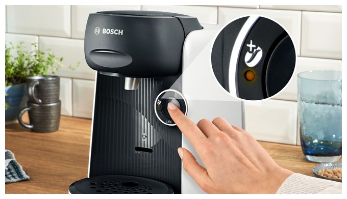 Kaffeekapsel Maschine  TAS164E Tassimo Finesse (Schwarz, Weiß) 