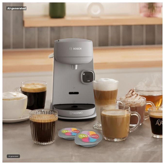 Kaffeekapsel Maschine  TAS177B Tassimo Harmony Plus (Grau) 