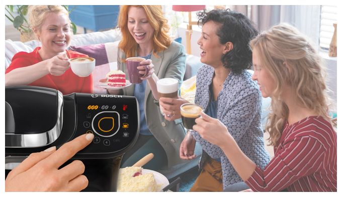 Kaffeekapsel Maschine  TAS6502 Tassimo My Way 2 (Schwarz, Chrom) 