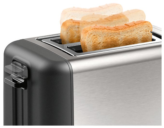Toaster 970 W 2 Scheibe(n)  TAT3P420DE DesignLine (Schwarz, Silber) 
