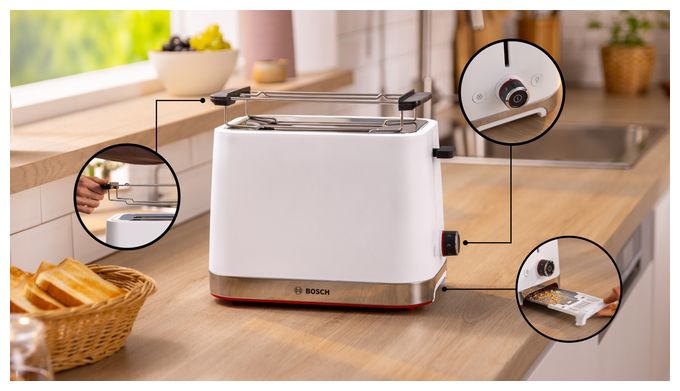 Toaster 950 W 2 Scheibe(n)  TAT4M221 MyMoment (Weiß) 