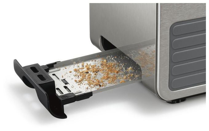 Toaster 1050 W 2 Scheibe(n)  TAT7S25 CompactClass (Schwarz, Grau) 