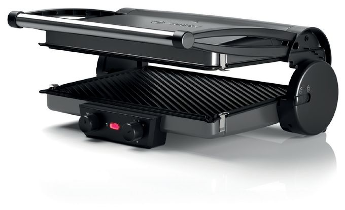 2000 W mit 328 x 238 mm Fläche  TCG4215 Kontaktgrill (Silber) 