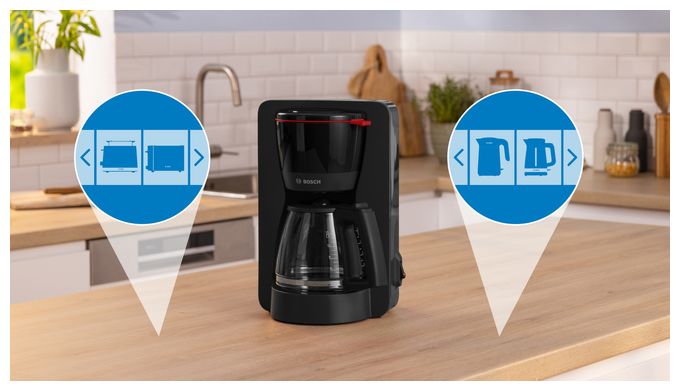 15 Tassen Filterkaffeemaschine 1,2 l  TKA2M113 MyMoment (Schwarz) 
