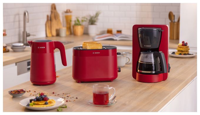 1,7 l Wasserkocher 2400 W  TWK2M164 MyMoment (Schwarz, Grau, Rot) 
