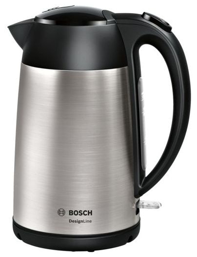 1,7 l Wasserkocher 2400 W  TWK3P420 DesignLine (Schwarz, Edelstahl) 