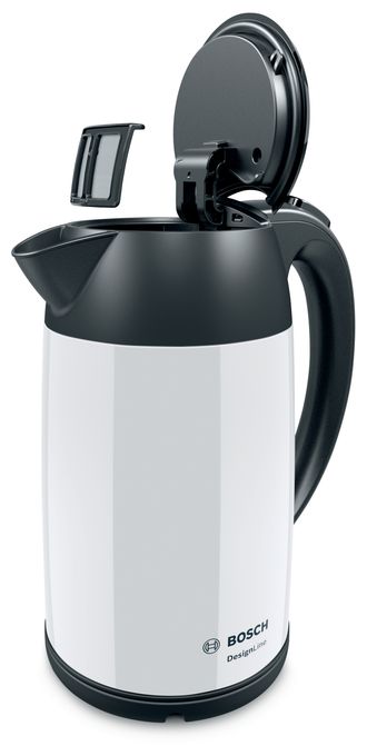 1,7 l Wasserkocher 2400 W  TWK3P421 DesignLine (Schwarz, Weiß) 