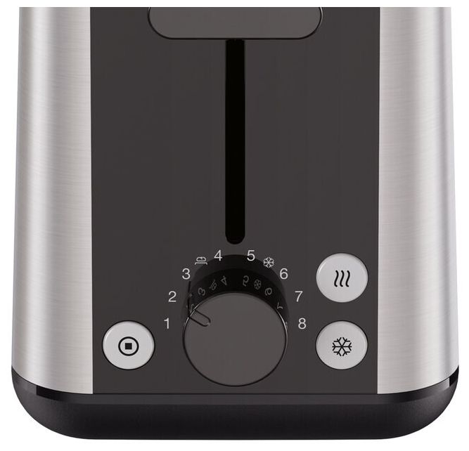 Toaster 1030 W 8 Stufen  HT1610 PurShine (Schwarz, Edelstahl) 