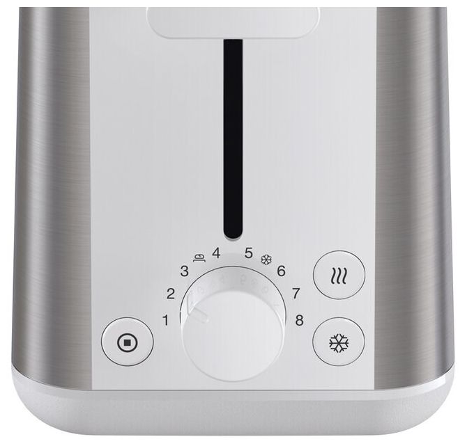 Toaster 1030 W 8 Stufen  HT1610 PurShine (Edelstahl, Weiß) 