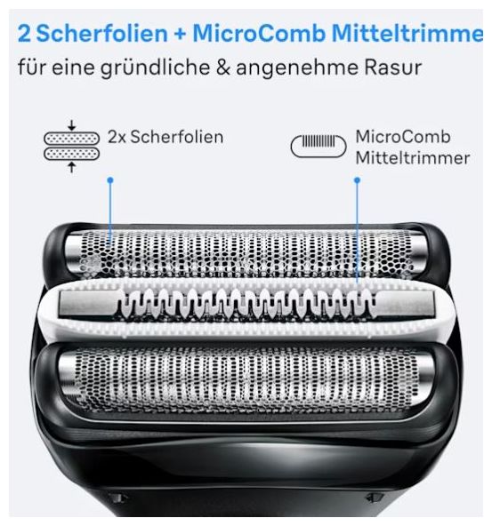 Nass&Trocken Rasierer Nickel-Metallhydrid (NiMH) 45 min Series 3 3010BT ProSkin 