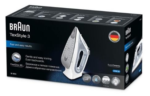 45 g/min Dampfbügeleisen SI3054GY TexStyle 3 