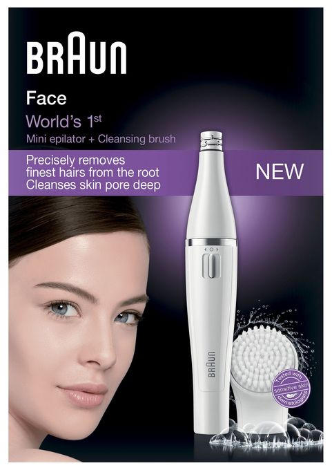 Trocken Epilierer/Damenrasierer Silk-épil Face 810 