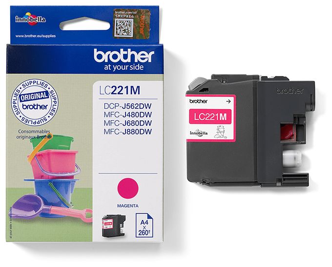 originale Druckerpatronen Magenta LC-221M 