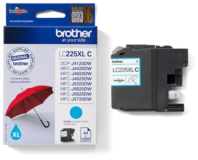 originale Druckerpatronen Cyan LC-225XLC 