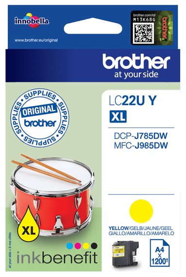 originale Druckerpatronen Gelb LC-22UY 