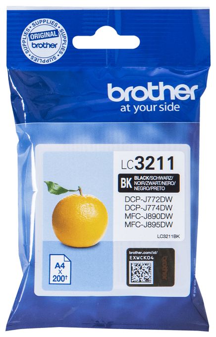 originale Druckerpatronen Schwarz 200 Seiten LC-3211BK 