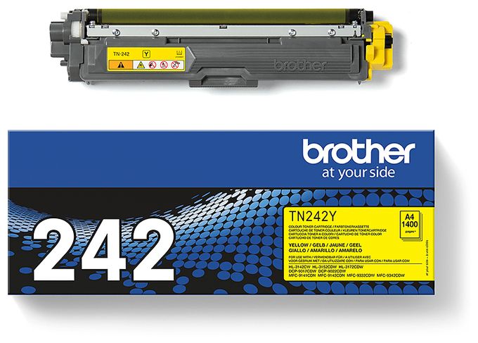 originale Druckerpatronen Gelb TN-242Y 