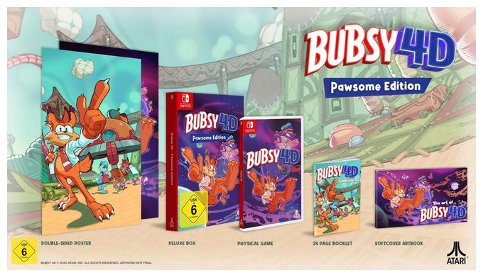 Bubsy 4D Pawsome Edition (Nintendo Switch) 