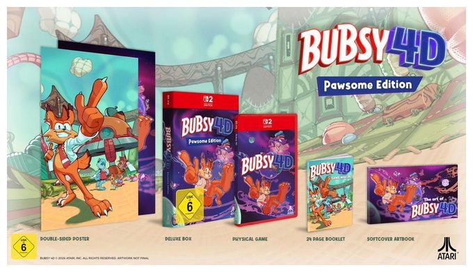 Bubsy 4D Pawsome Edition (Nintendo Switch 2) 