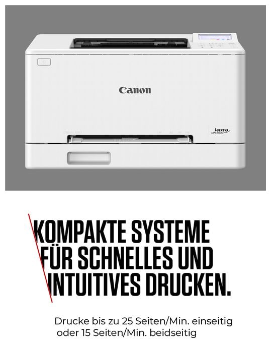 A4 Laser Drucker 1200 x 1200 DPI 25 Seiten pro Minute i-SENSYS LBP646Cdw 