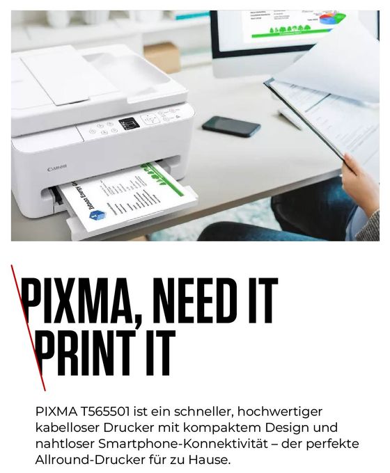 All in One A4 Tintenstrahl Drucker 1200 x 1200 DPI PixmaTS7550i 