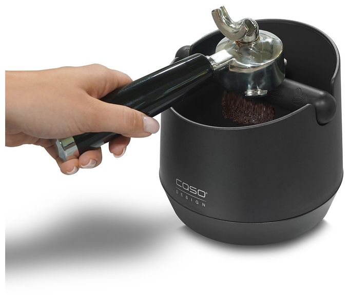 Klopfdose  1823 Abklopfbehälter für Siebträger (Schwarz) 