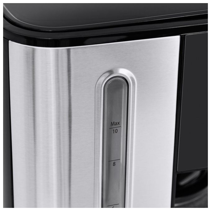 10 Tassen Filterkaffeemaschine 1,2 l  1845 Coffee Taste&Style Duo Thermo (Schwarz, Edelstahl) 