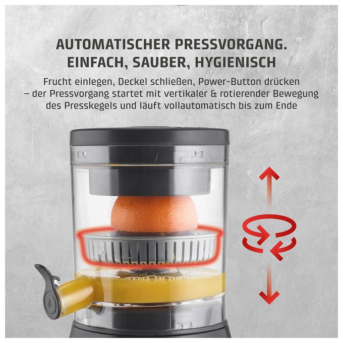 300 W  CP400 Lift vollautomatischen Zitruspresse (Schwarz) 